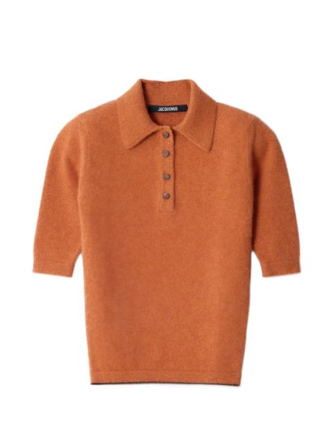 JACQUEMUS The Cachemire polo shirt
