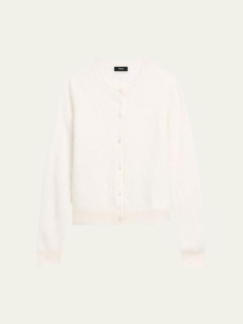 Theory Brushed Cashmere Cardigan