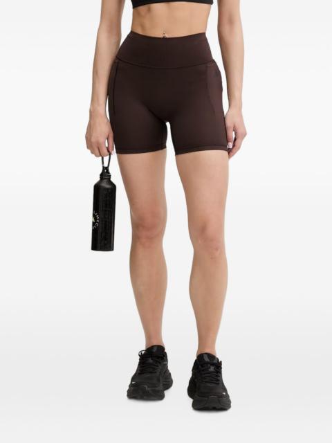 adidas Optimé logo-print high-waisted shorts