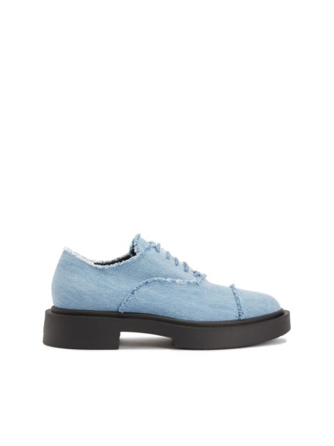 Giuseppe Zanotti Adric denim lace-up shoes