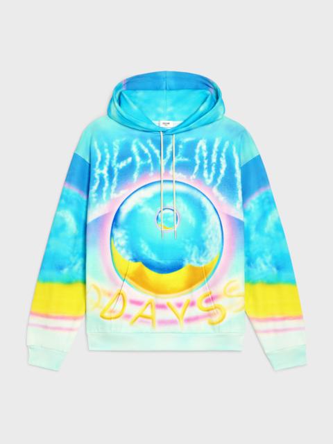 CELINE LOOSE HOODIE IN COTTON FLEECE