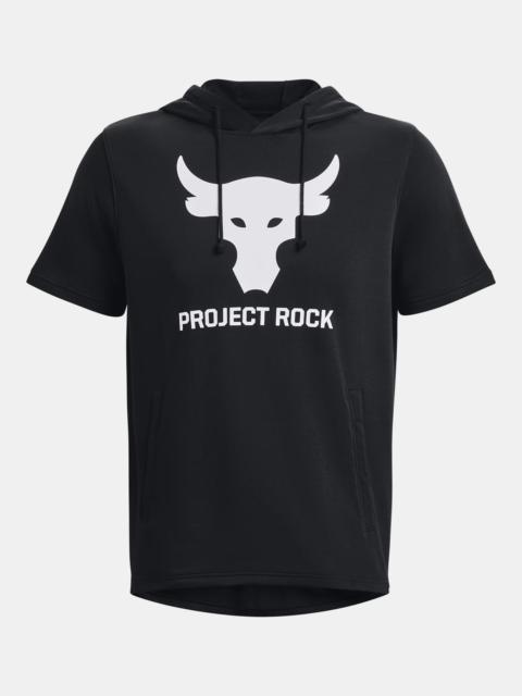 Under Armour Men's Project Rock Terry Short Sleeve Hoodie