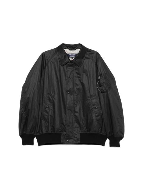 Comme des Garçons Homme crinkled-finish bomber jacket