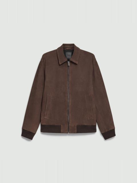 Theory Wyatt Zip Jacket in Suede