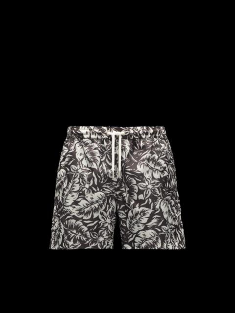 Moncler Hawaii Print Swim Shorts