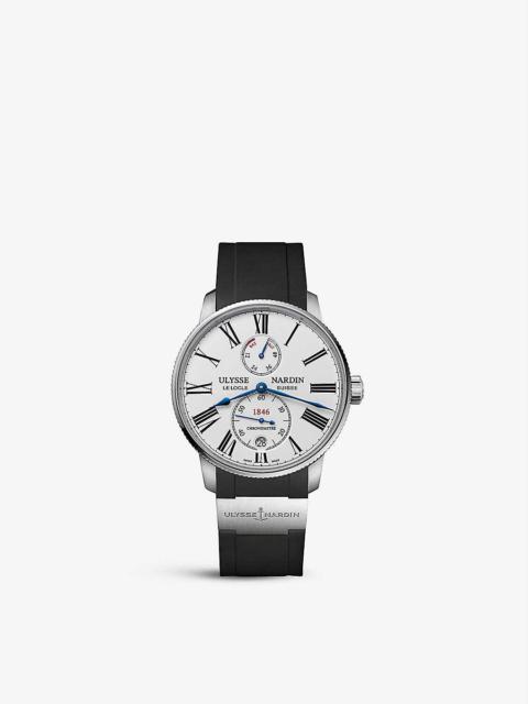 Ulysse Nardin 1183-310-3/40 Marine Torpilleur stainless steel automatic watch