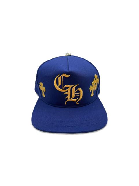 Chrome Hearts Cross Patch Hat 'Blue/Yellow'