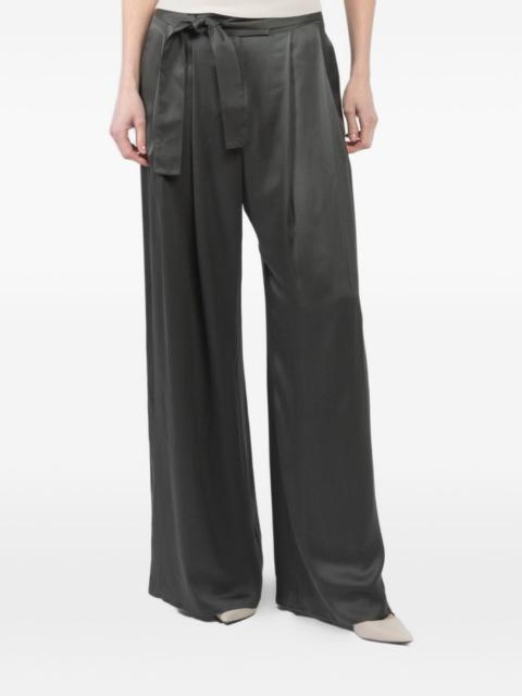 DUŠAN tie-waist palazzo pants