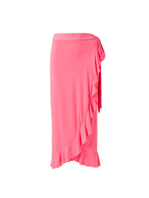 MELISSA ODABASH CASSIDY CORAL SKIRT