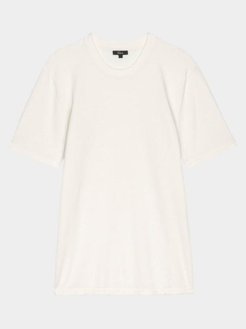 Rails Men's Mason Cotton and Cashmere Solid Crewneck T-Shirt