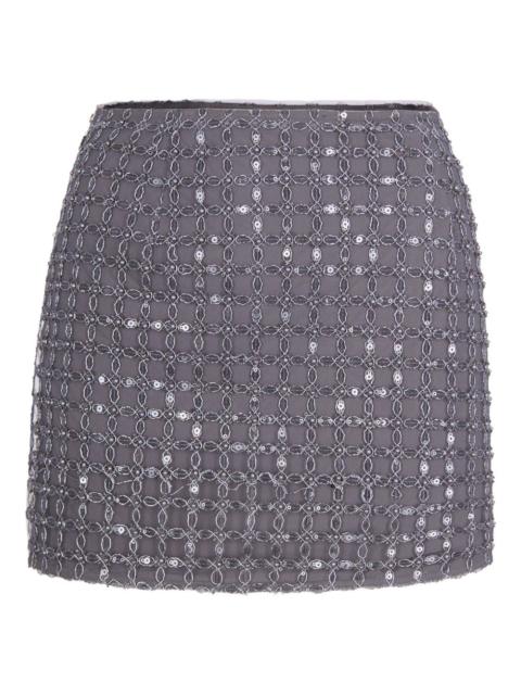 ROTATE sequin-embellished mini skirt