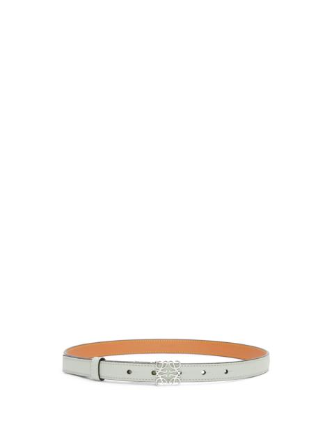 Loewe Anagram belt in soft grained calfskin and brass