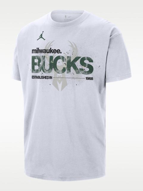 Jordan Milwaukee Bucks Courtside Men's Jordan '85 NBA Statement T-Shirt