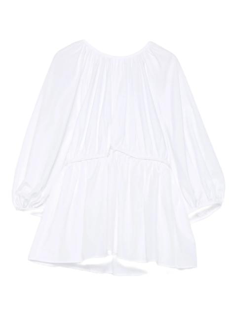 CECILIE BAHNSEN Cecilie Bahnsen Gathered-waist Puff-sleeve Top