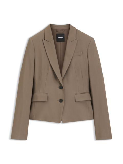 BOSS SLIM-FIT BLAZER IN STRETCH GABARDINE