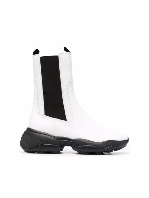 HOGAN mid-calf leather boots