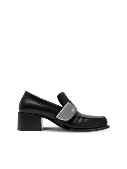 Burberry London Shield leather loafers