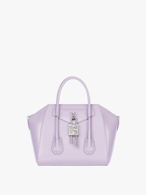 Givenchy MINI ANTIGONA LOCK BAG IN BOX LEATHER