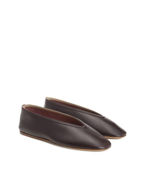LE MONDE BÉRYL leather ballet flats