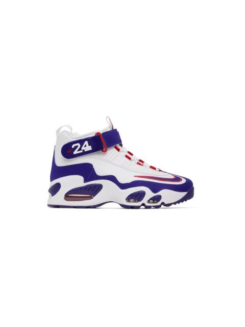 Nike White & Blue Air Griffey Max 1 Sneakers