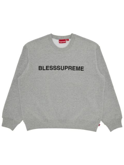 Supreme Supreme x Bless Crewneck 'Heather Grey' | REVERSIBLE