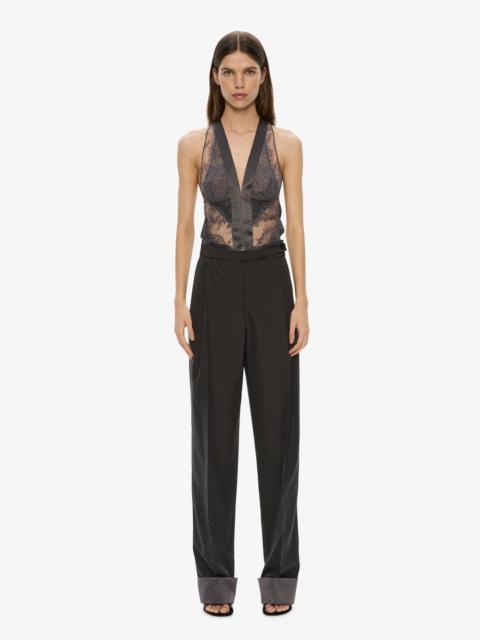 CHRISTOPHER ESBER Rowan Sateen Cuffed Trouser