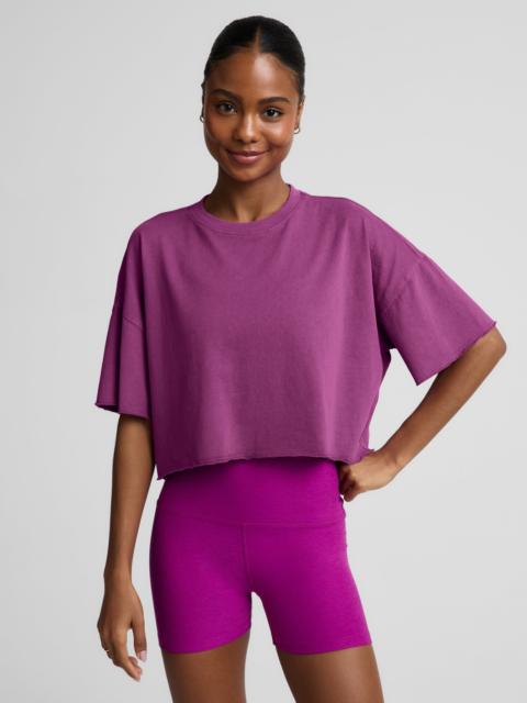 BEYOND YOGA SoftKnit Better Than Ever Cropped Cotton Tee
