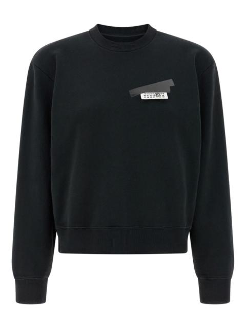 MM6 Maison Margiela brushed-tape detail sweatshirt