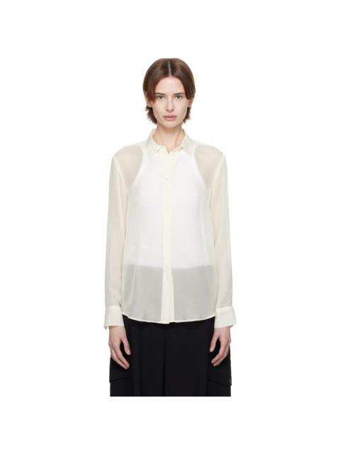 LA COLLECTION Off-White Jeannine Blouse