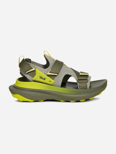 Teva Women's Aventrail Trail Running Sandal in Seagrass/Pale Lime Yellow