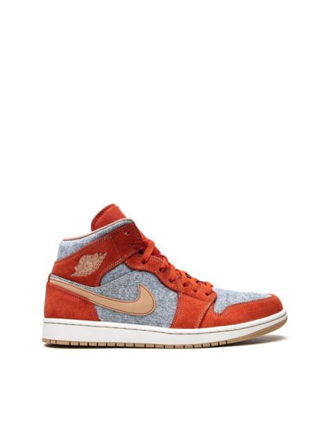 Air Jordan 1 Mid SE "Denim Red Suede" sneakers