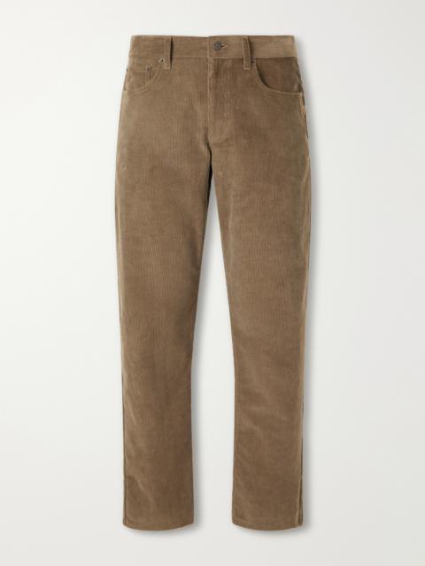 Burberry Danny Straight-Leg Cotton-Corduroy Trousers