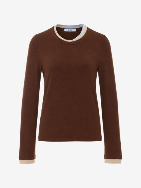 ELEH layered-effect long-sleeve T-shirt