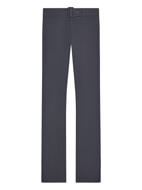 courrèges buckle-detail jersey trousers