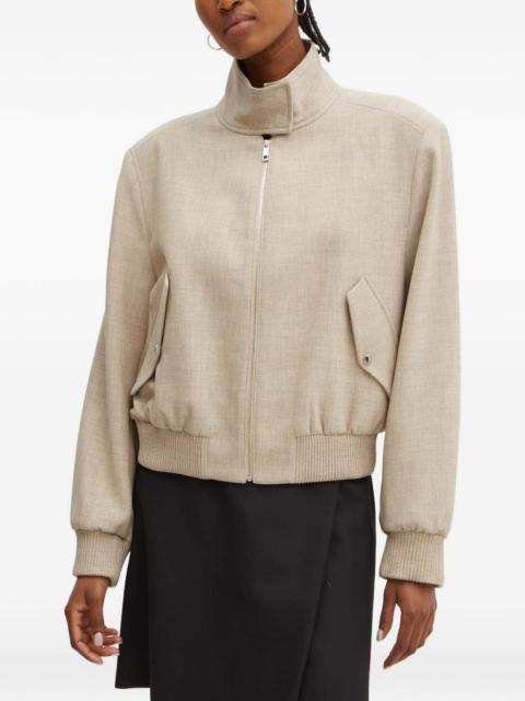 BOSS zip collar jacket