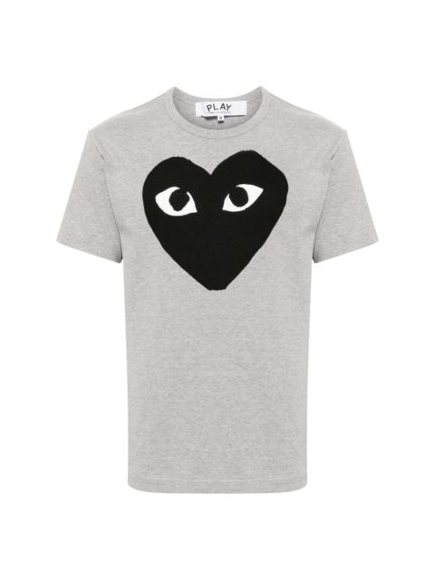 signature heart print cotton T-shirt