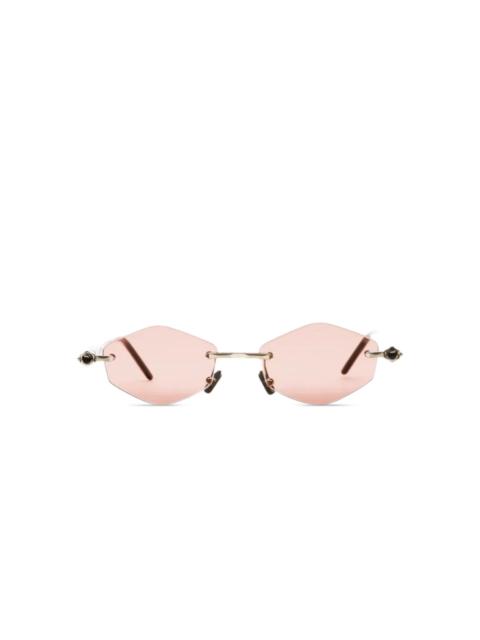 Kuboraum P60 geometric-frame sunglasses