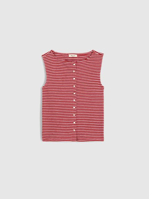 Madewell Sleeveless Boatneck Vest Top