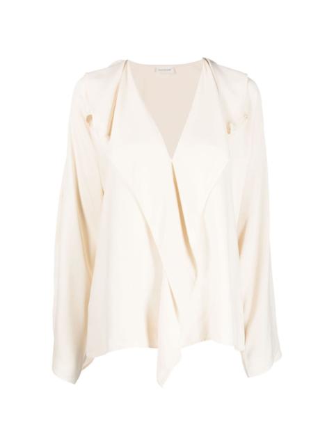 BY MALENE BIRGER layered-details flared blouse