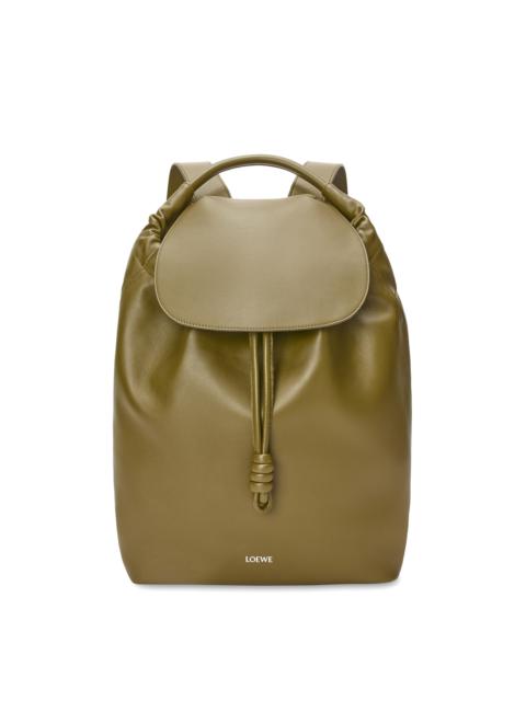 Flamenco backpack in shiny supple calfskin