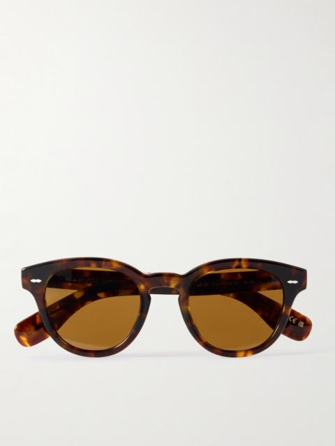 Oliver Peoples Cary Grant Round-frame Tortoiseshell Acetate Sunglasses