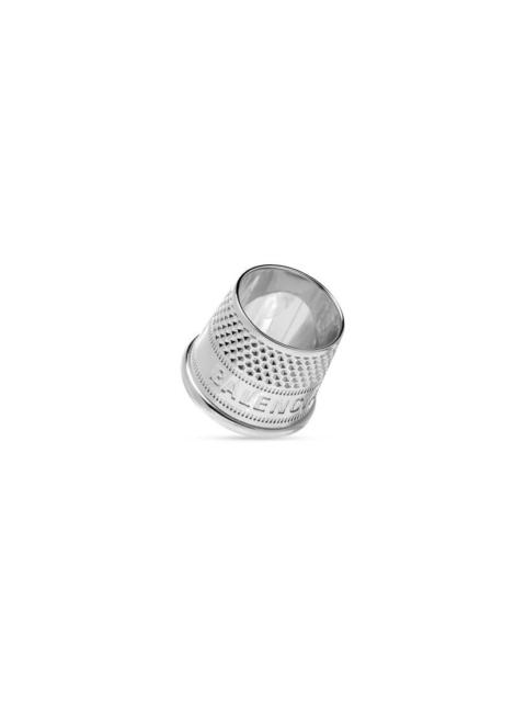 BALENCIAGA Thimble Ring in Silver