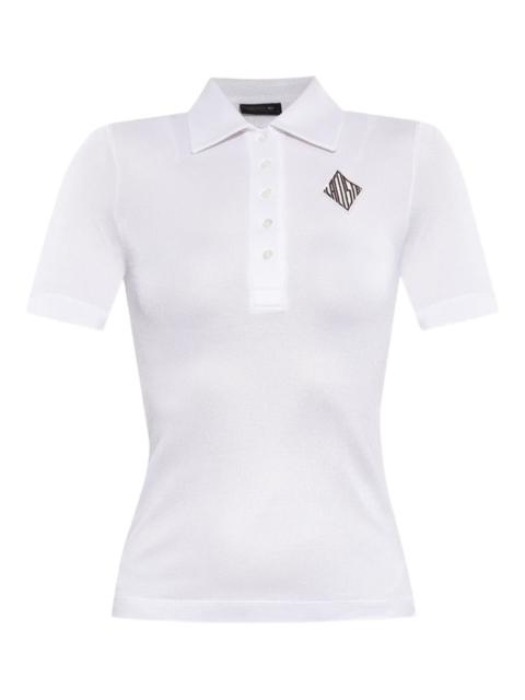 LACOSTE logo-patch polo top