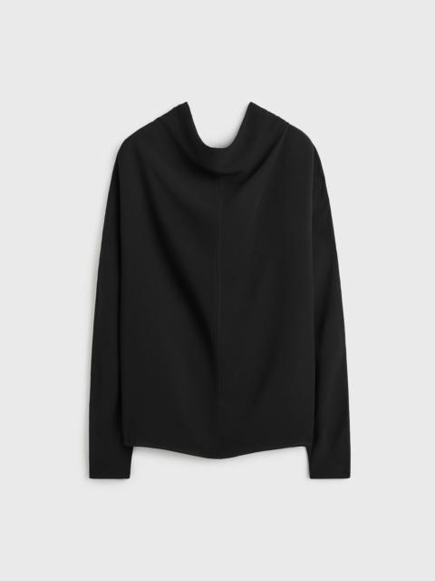 TOTEME Cowl neck blouse black