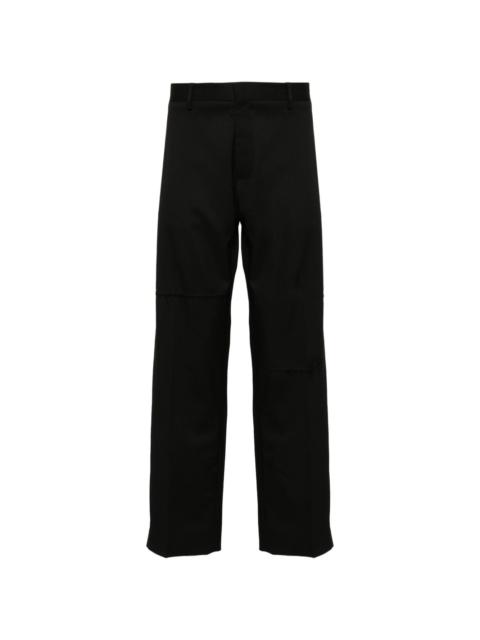 signature single-stitch trousers