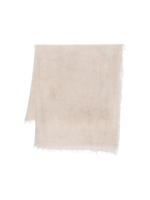 Faliero Sarti Chal Enry frayed-edge scarf