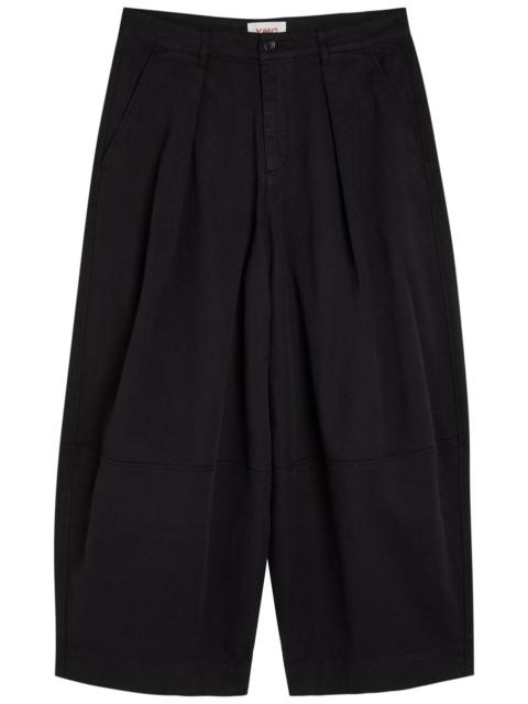 YMC Ymc Deadbeat Relaxed Barrel-leg Stretch-denim Trousers