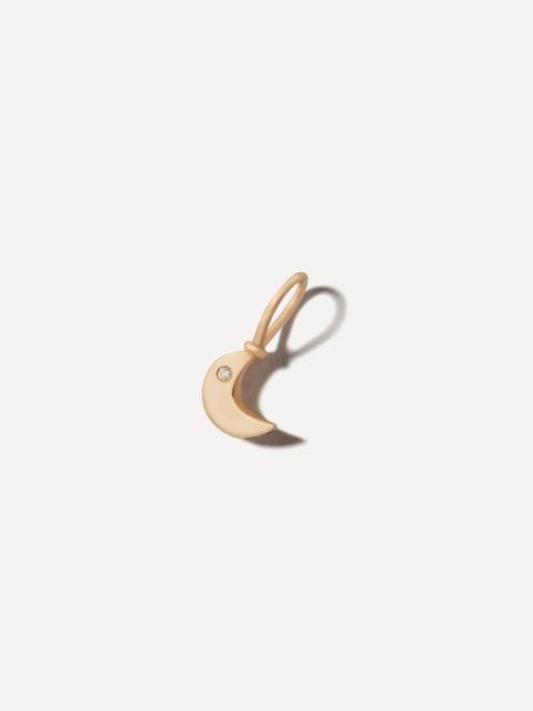 MARLA AARON 14ct Gold Itty Bitty Moon Charm