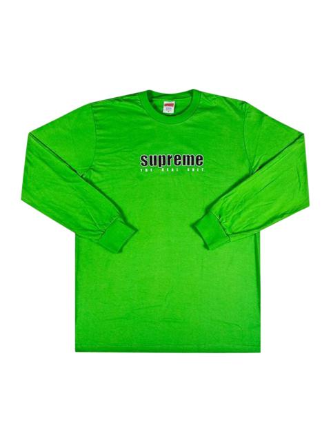 Supreme The Real Shit Long-Sleeve Tee 'Green'