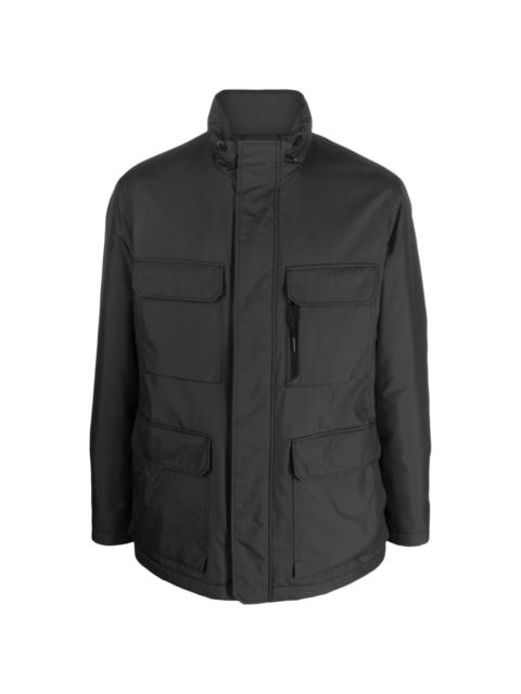 drawstring-waist padded jacket
